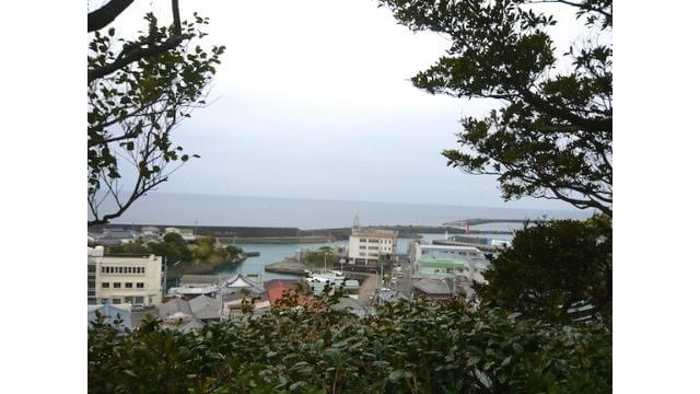 四国25番札所,津照寺,本堂からの景色